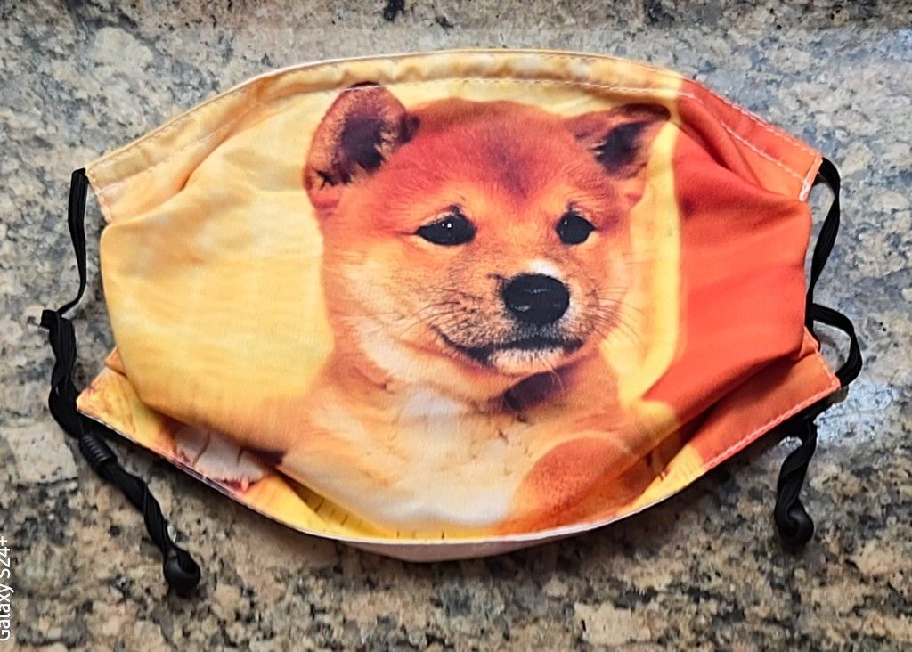 Shiba Inu Face Mask
