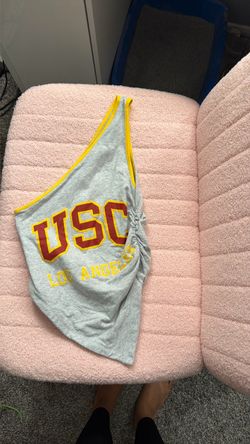 USC one shoulder top