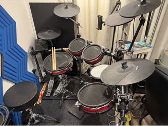 Alesis Crimson II drum kit with extras