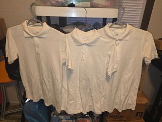 6 boys polos sz 14/16