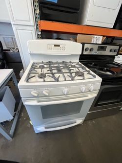 White profile stove