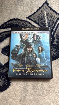 Pirates of Caribbean: Dead Men Tell 4K Blu-ray