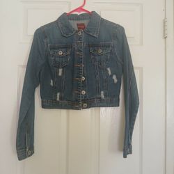 Girls Ripped Jean Jacket