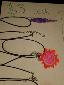 Handmade Clay Necklaces
