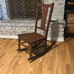 Small Wooden Rocking Chair