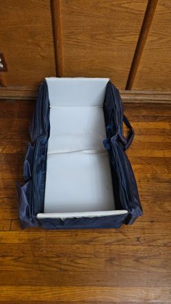 Vintage Travel bed/ Multifunctional Diaper Bag