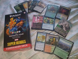 Mtg take all sealed the fantastic four commander deck+stomping ground and ba sing se lots $100 all