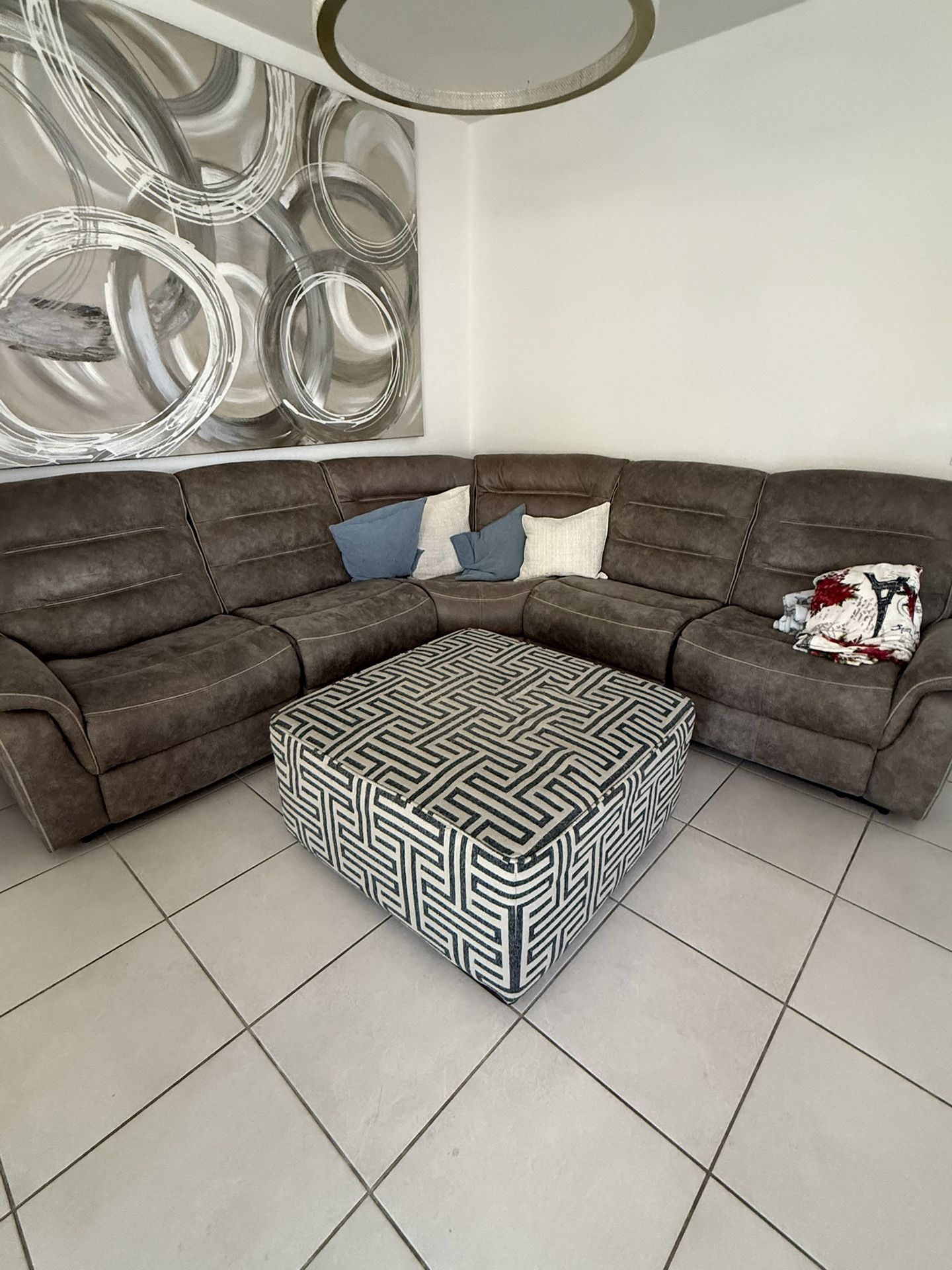 Sofa and Ottoman