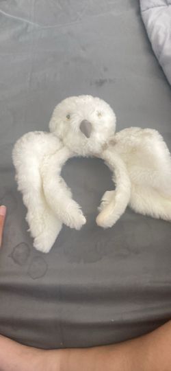 White Owl Plush Headband