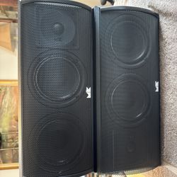 Miller & Kreisel LCR-750THX Left Right Channel Speakers MK M&K Sound - Pair. Tested. Working great. Made in USA 