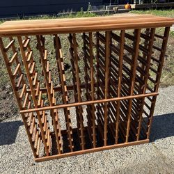 120 Bottle Wood Wine Rack