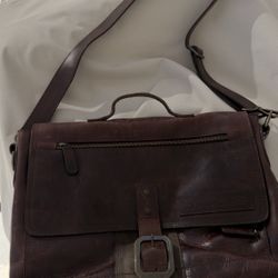 Leather Canvas Trim Satchel, Laptop, Bag, Briefcase, Carry-On