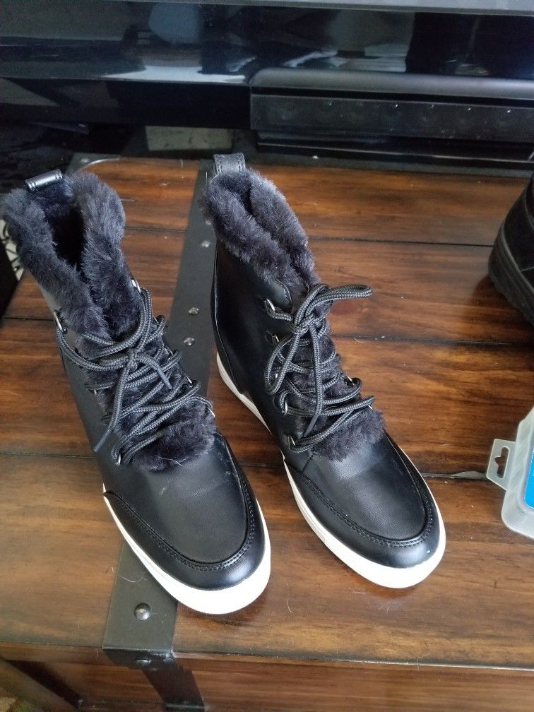Ankle Fur Lined Boots