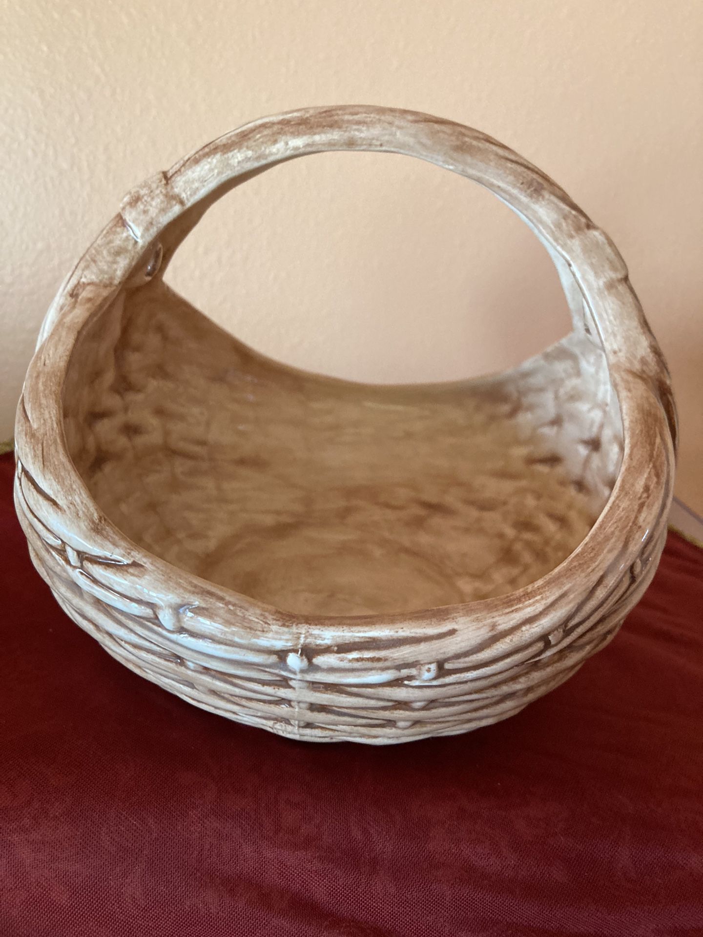 Large Ceramic Basket