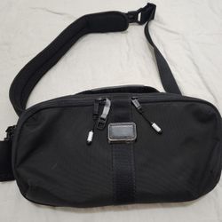 Authentic TUMI Black Ballistic Nylon Sling/Waist Bag 