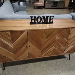 3 Drawer Mid Century Modern Style Buffet /Sideboard