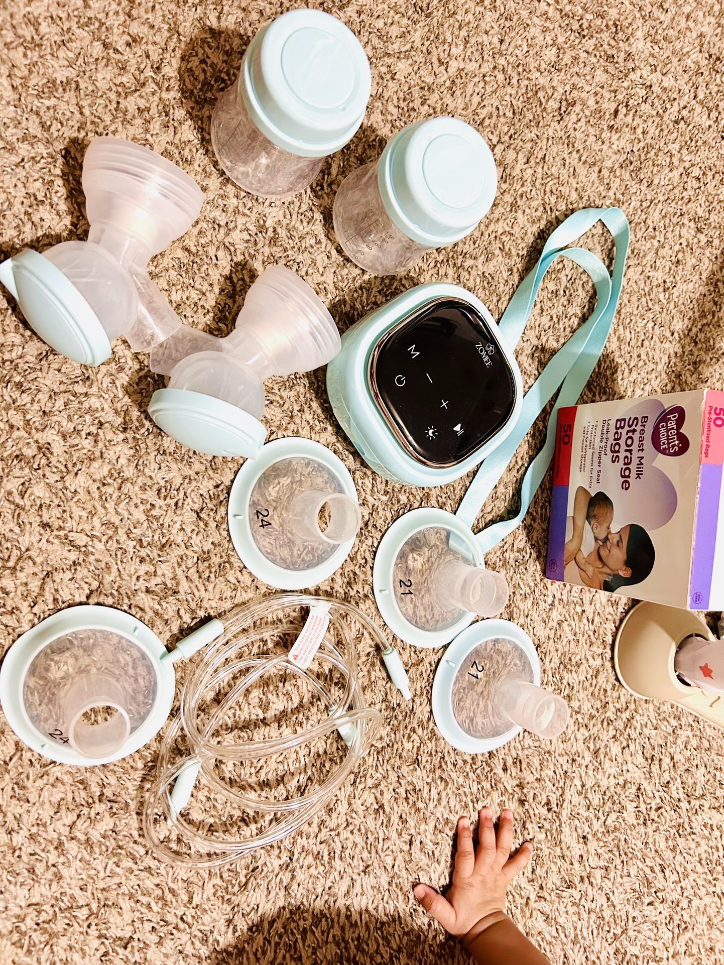 Breast Pump And Storage Bags