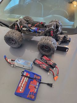 $350firm come with 2 2s batteries...Traxxas Maxx RC Monster Truck