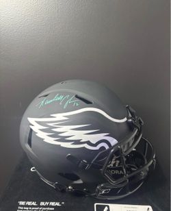 Randall Cunningham Eagles Full size helmet autographed