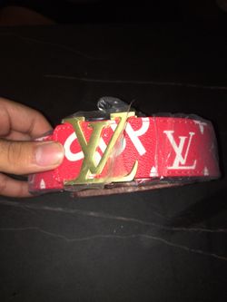 Luis Vuitton x Supreme Belt