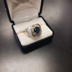 18k Yellow Gold 14.5 G Ring Size 10.5 