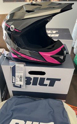 Helmet BILT AMPED EVO Pink & Blk Youth