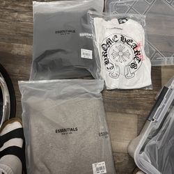 Essentials hoodies n chrome hearts