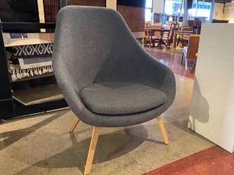 NINE UNITED Danish Made Neutral Grey Accent Chair