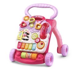VTech Sit-to-Stand Learning Walker (Frustration Free Packaging), Pink• 🆕👍Retails $47.99