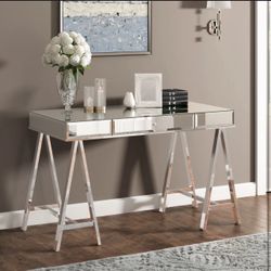Glass Metal Desk