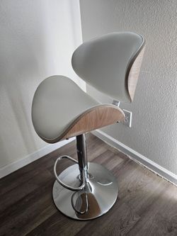 Modern Adjustable Bar Stool with Back