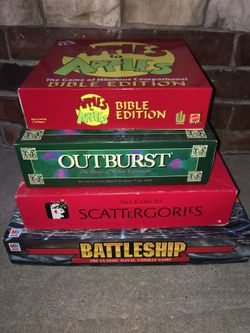 Board Game Lot -All 4 In Excellent Shape-Prefer to sell together as discounted lot! See All Pics!