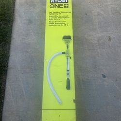 New Ryobi 18v Cordless Water Pump