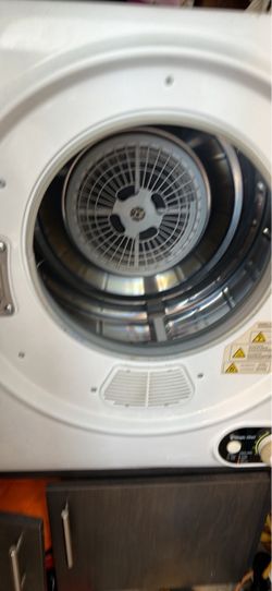 White Front-Load Clothes Dryer