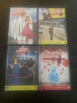 Kathy Griffin: My Life on the D List seasons 1-4 DVDs.