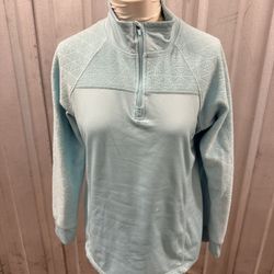 Jockey Sky Blue Zip Pullover Size L