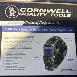 Cornwell MMW56VG Variable Shade Auto-Darkening Welding Helmet 