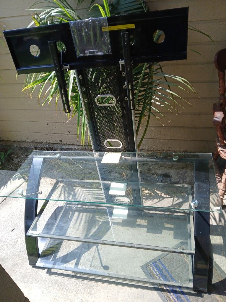 Glass Tv Stand With Mount