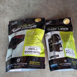 Gate Hinges And Latch 