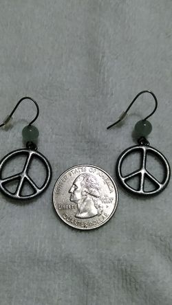 Peace earrings