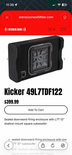 Kicker 12in