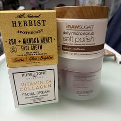 Body Scrubs And Face Cream