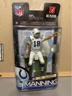 2010 McFarlane Peyton Manning Series 18 White Jersey Chase Figure #526 of 3000