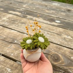 Soy & Coconut Wax Flower Candle Decor