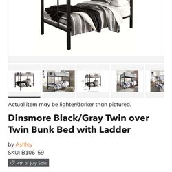 Twin Bunk Bed 