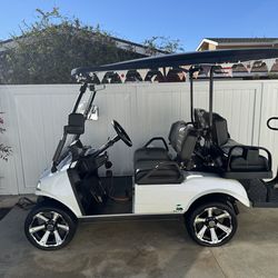 2022 Evolution Golf Cart, Pearl White