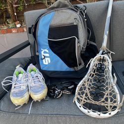 Lacrosse Gear set - Stick, Guard, Bag, Shoes  - Girls
