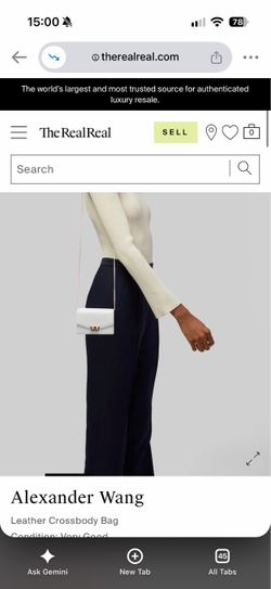 Alexander Wang Leather Crossbody Bag