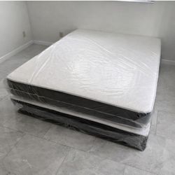 Queen Mattress Set – Medium – Brand New – Delivery Available 🚚