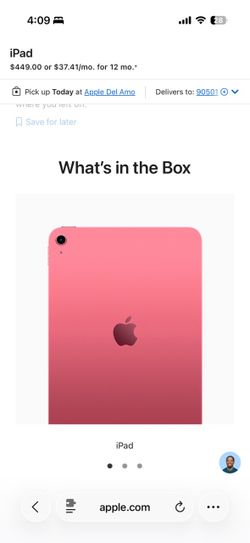 iPad Air 11 a16 pink 128gb new